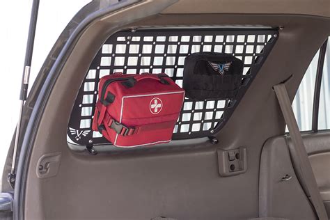 bullet proof fabrication aluminum 5th gen rear window storage panels|4Runner Rear Window Storage MOLLE Panel .